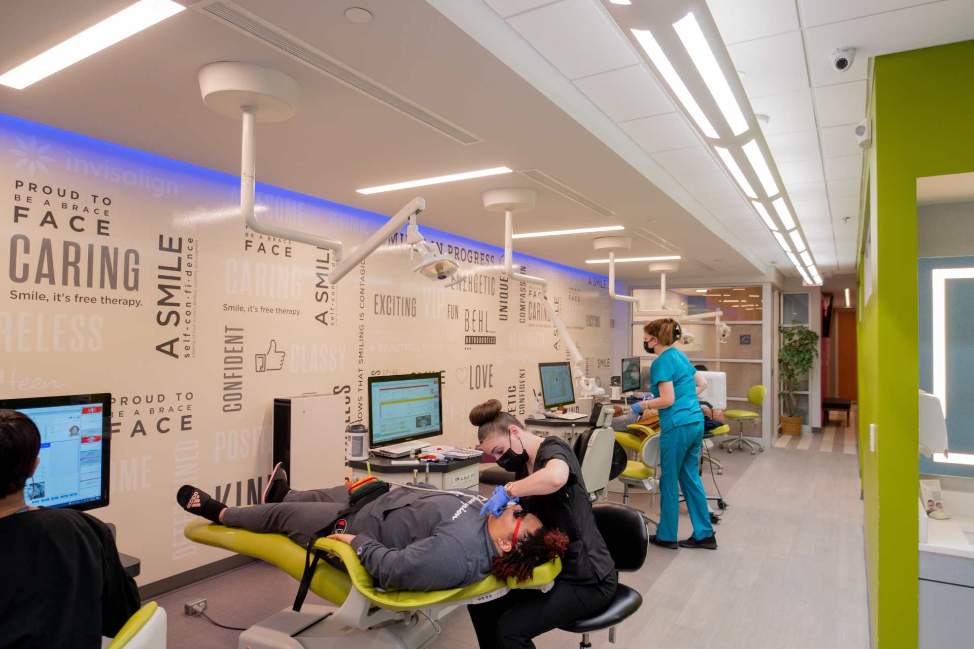 The Behl Orthodontics team busy at work